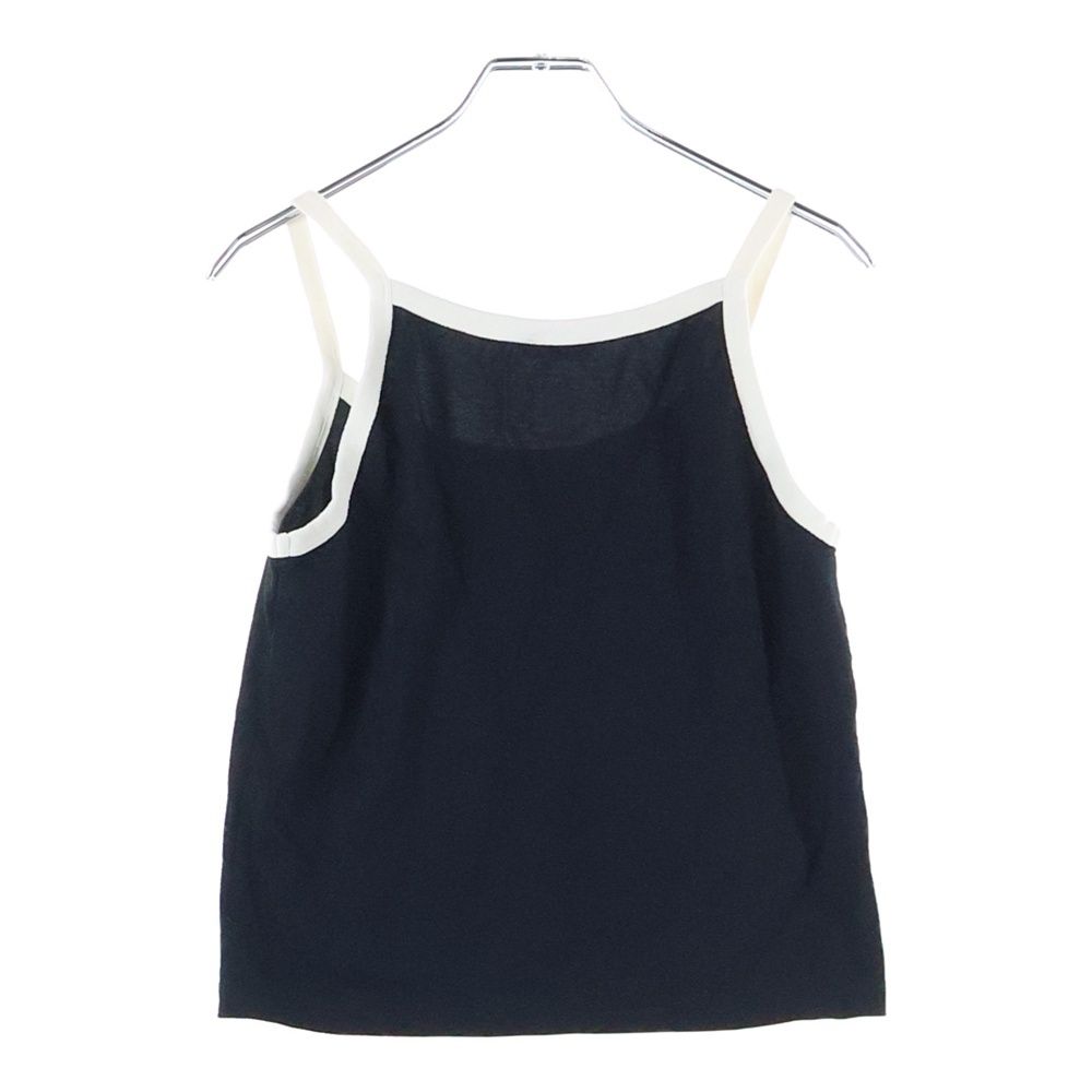 CELINE セリーヌ 24 SS ロゴトリオンフ キャミソール ブラック ホワイト レディース