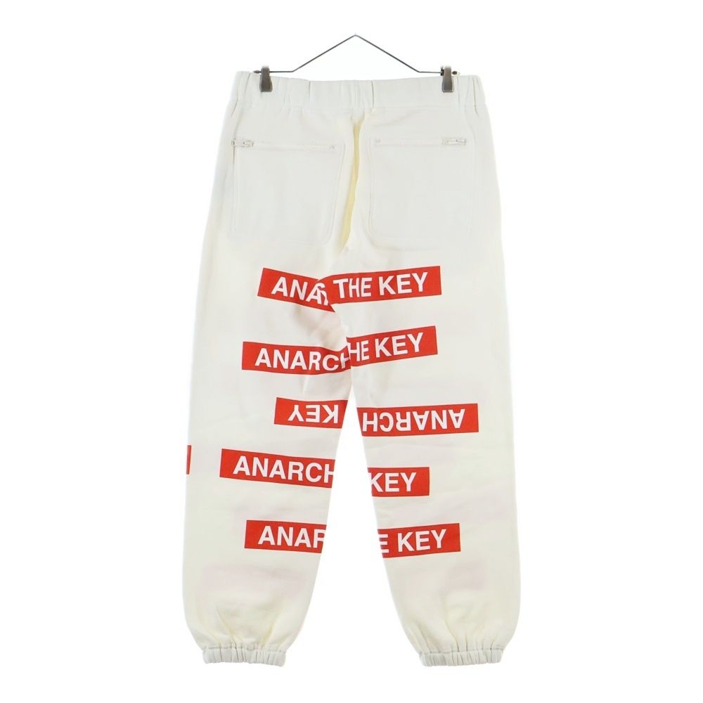 アンダーカバー 24 AW 片ジップポケット フロントラバープリント スウェットパンツ トラックパンツ ブラック 3