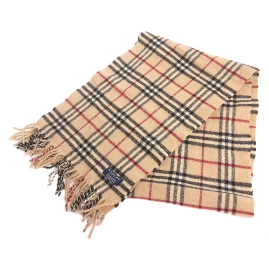 バーバリー ロンドン BURBERRY LONDON マフラー フリンジ ノバチェック
