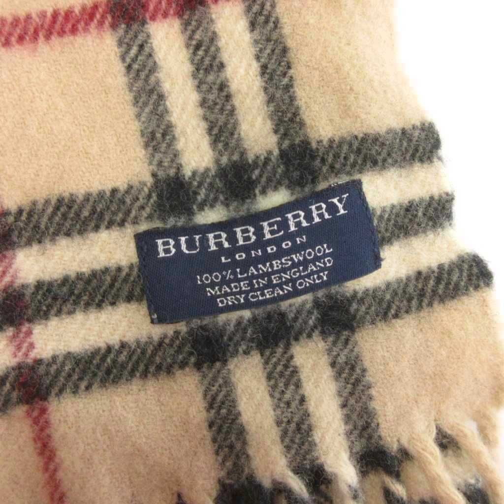 バーバリー ロンドン BURBERRY LONDON マフラー フリンジ ノバチェック