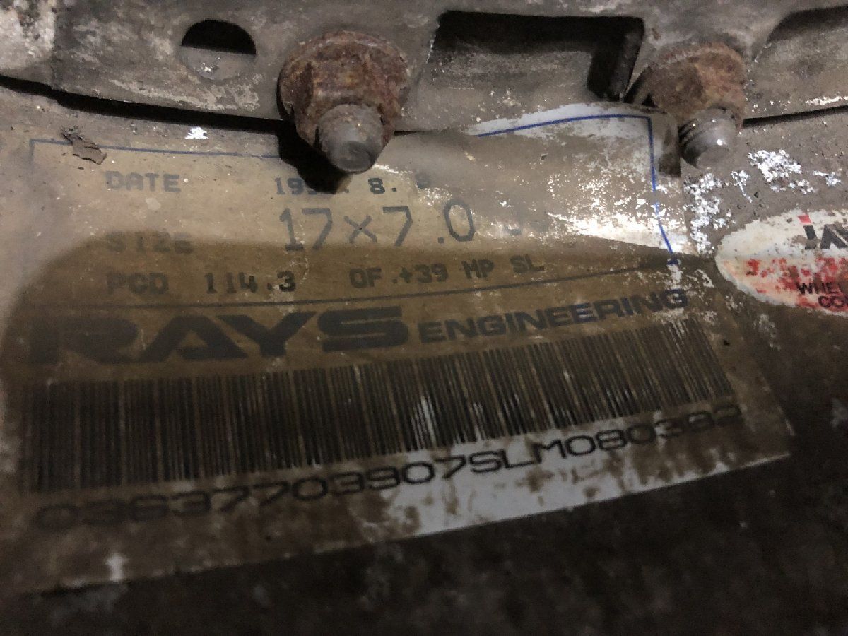  RAYS FORM M フォーミュラメッシュ 社外ホイール 17インチ 4本 7 J 4 3 39 絶版 17インチ ホイール