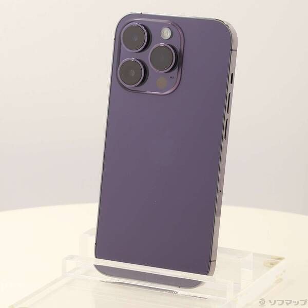 【限定SALE，爆買い】 〔中古品〕 iPhone14 Pro 256GB ディープパープル MQ1E3J／A SIMフリー【344】 スマートフォン本体