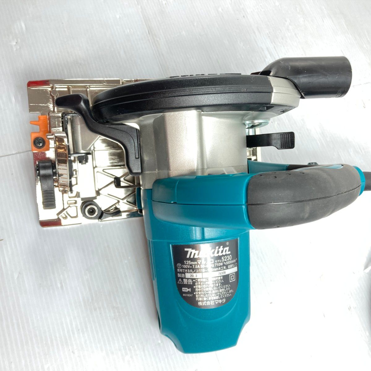  MAKITA マキタ 125 mm マルノコ コード式 本体のみ 5230 ブルー マルノコ 切断工具 切断機