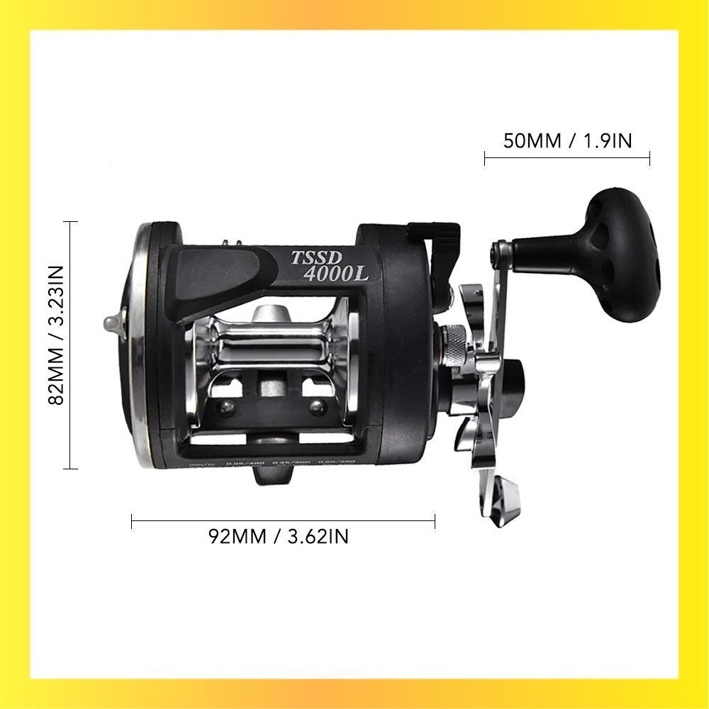 ☆送料無料☆ Hosioe ボート海釣りリールトローリング釣りリール右