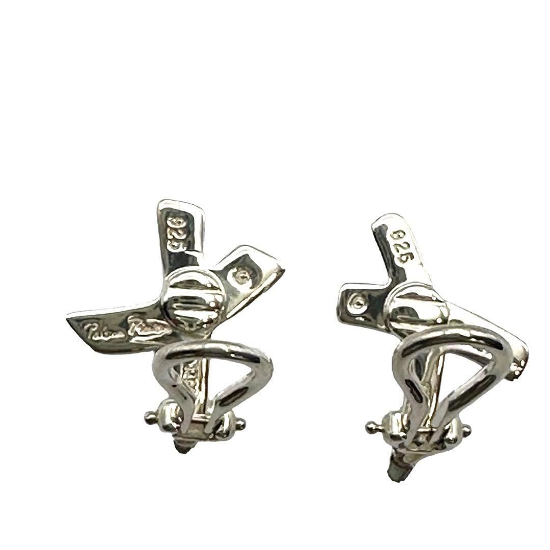 定番 美品 ティファニー TIFFANY&Co. TIFFANY イヤリング キス クロス