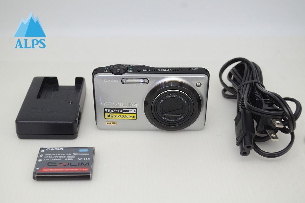 CASIO カシオ EXILIM EX ZR 10 コンパクトデジタルカメラ シルバー 251205 o