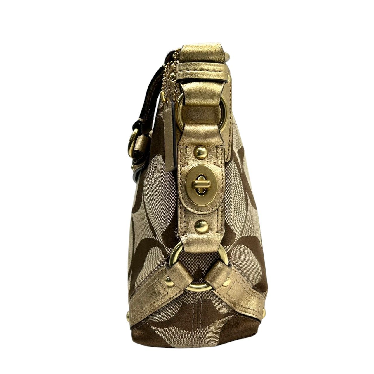 美品】コーチ COACH ゾーイ ショルダーバッグ ハンドバッグ ホーボー 