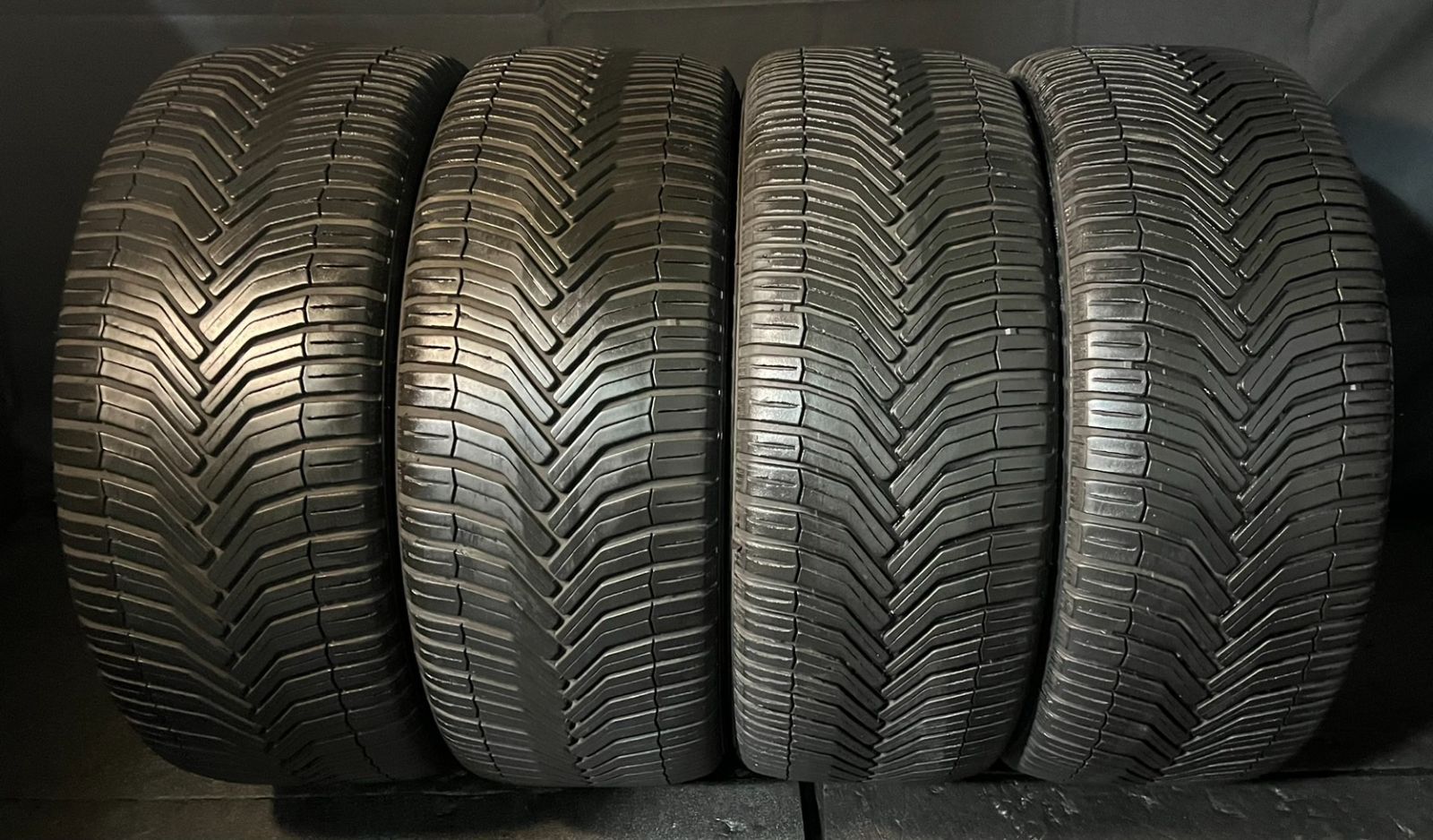 2018年製 約8〜8 5分山 ミシュラン クロスクライメート オールシーズン 225 45 R 17 4本 h_838