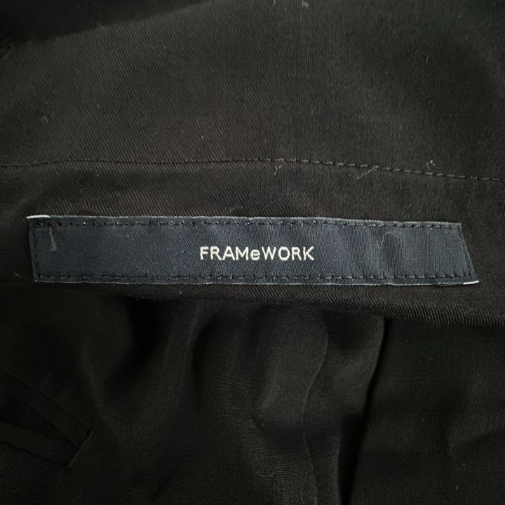 FRAMeWORK (フレームワーク) ⑤ 24030220315030 タックワイドパンツ  