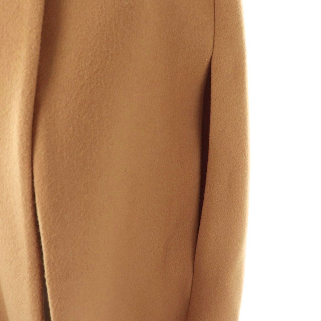 エリー ELLIE ポンチョコート ノーカラー F キャメル /HK □OS