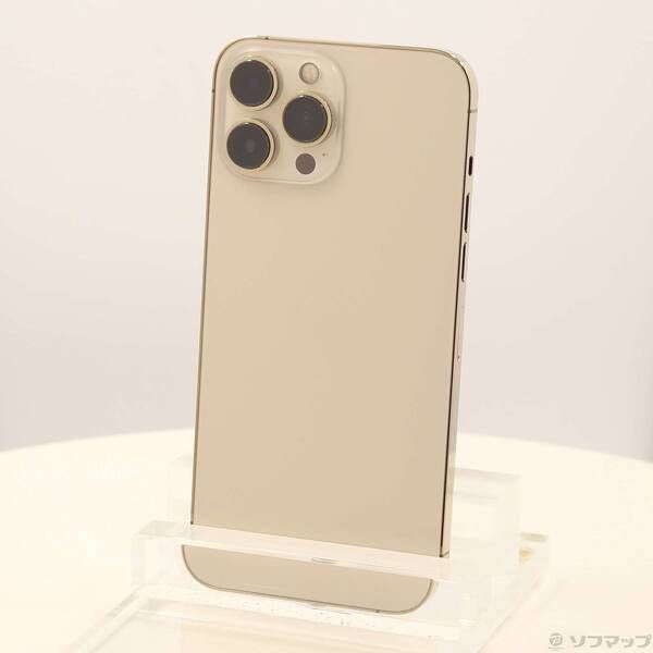 中古品〕 iPhone13 Pro Max 256GB ゴールド MLJA3J／A SIMフリー【262