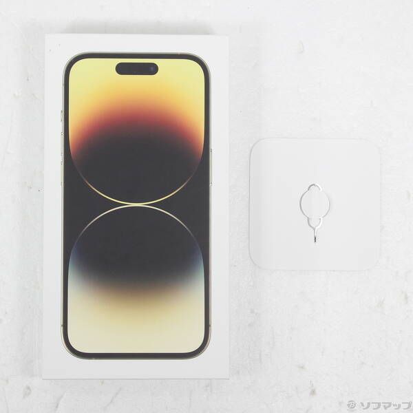 中古品〕 iPhone14 Pro 256GB ゴールド MQ173J／A SIMフリー【352