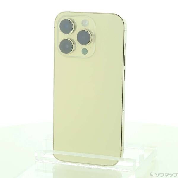 中古品〕 iPhone14 Pro 256GB ゴールド MQ173J／A SIMフリー【352