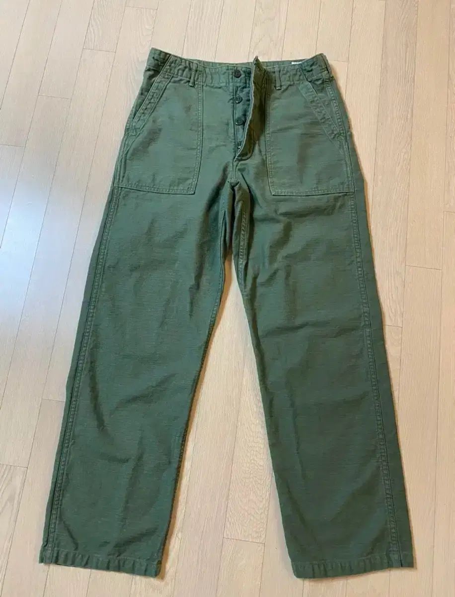 オアスロウ orslow 4 サイズ ファティーグ オリジナルフィット スリムx