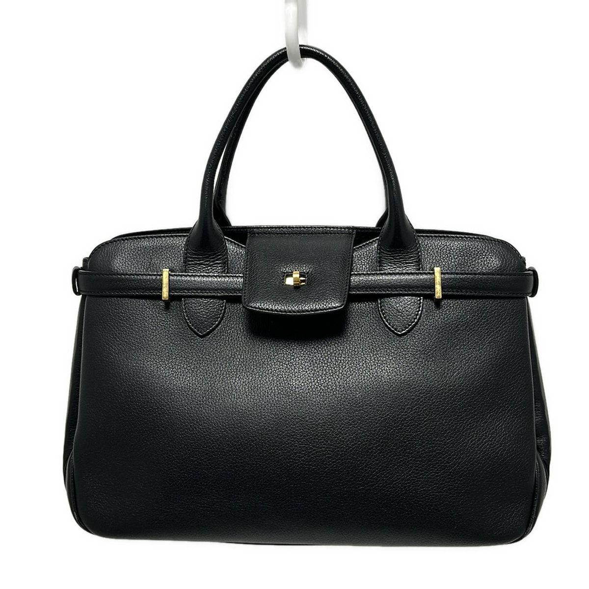 MORABITO モラビト ハンドバッグ 黒 レザー