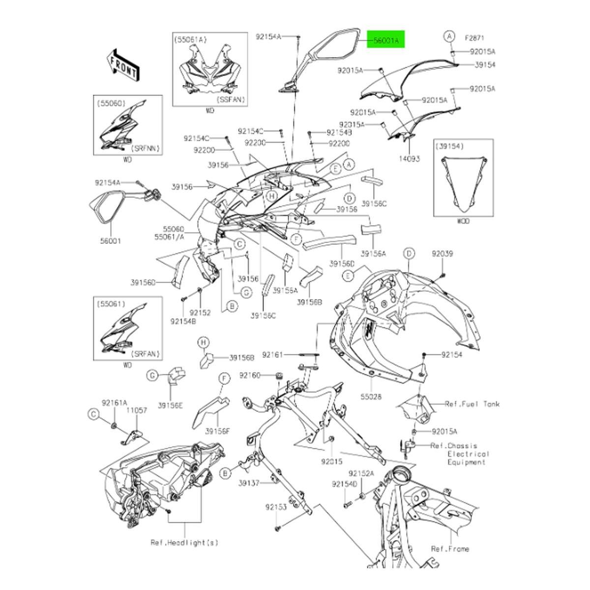 タイカワサキ純正 ニンジャ Ninja ZX-25R ZX-25R SE ZX-4R SE ZX-4RR