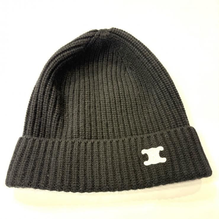 CELINE セリーヌ トリオンフ ニットキャップ 2AD90317V ビーニー #TU