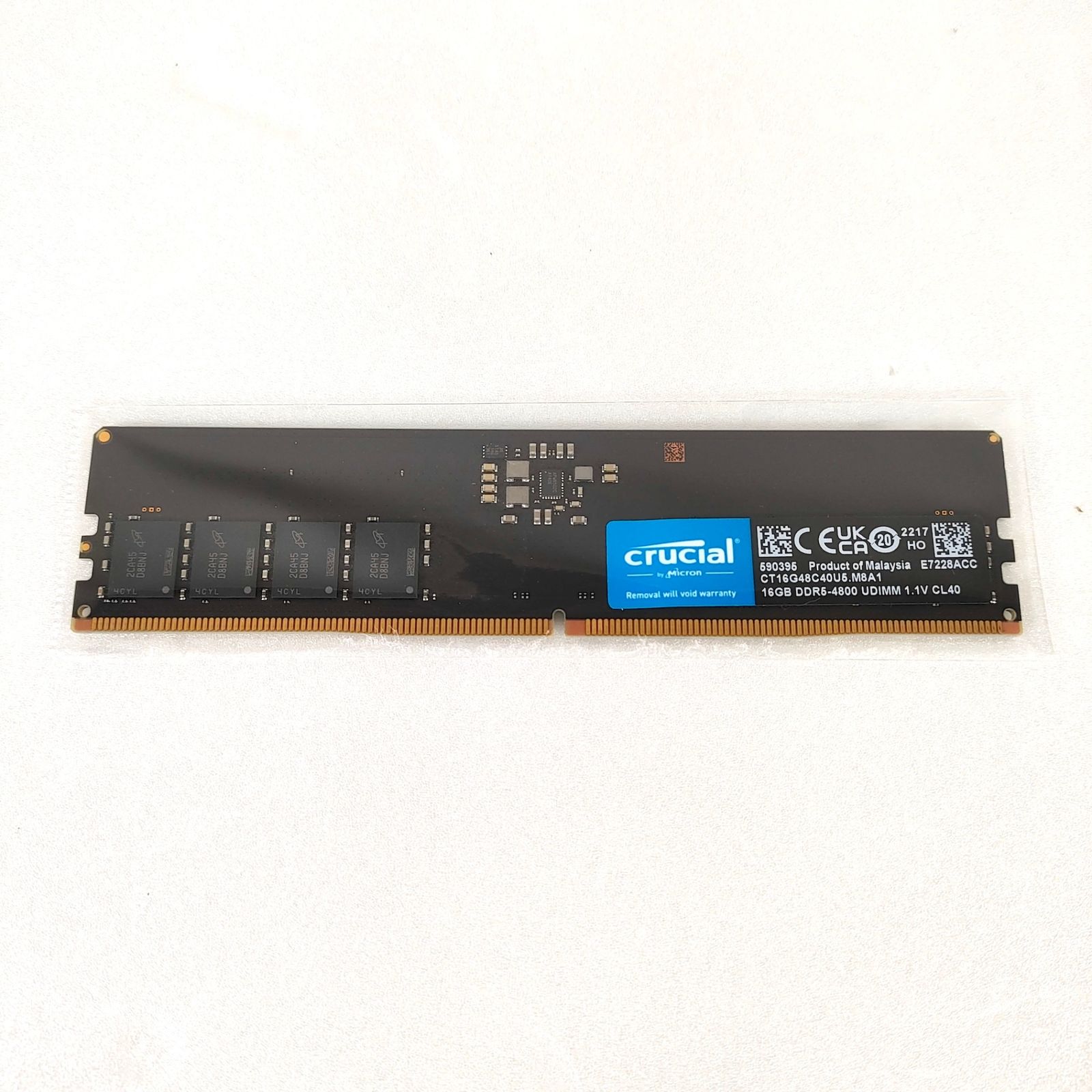 Crucial DDR 5 4800 PC 38400 16 GB デスクトップ用メモリ