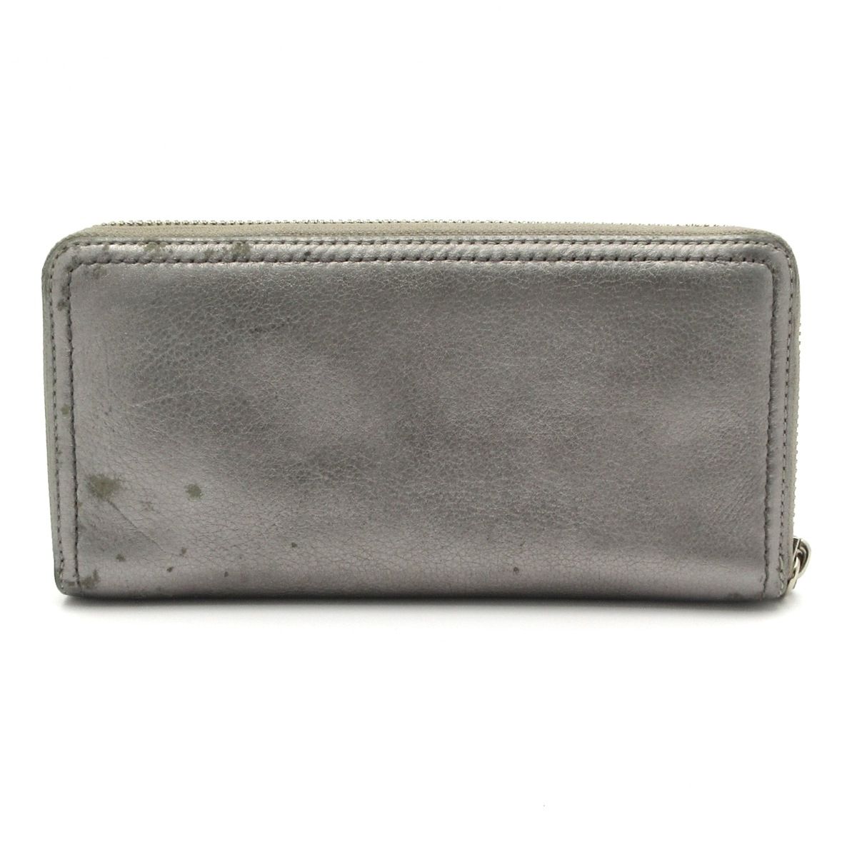 【未使用】コーチレザー長財布　シルバー COACH(コーチ) 長財布 - シルバー ラウンドファスナー レザー - メルカリ