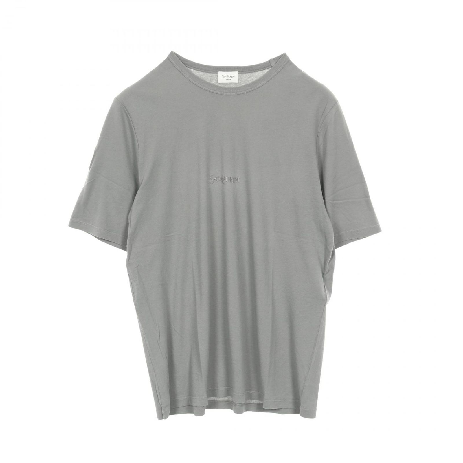 SAINT LAURENT PARIS グレー Tシャツ サンローランパリ SAINT LAURENT PARIS カットソー 818535YBHD21467M