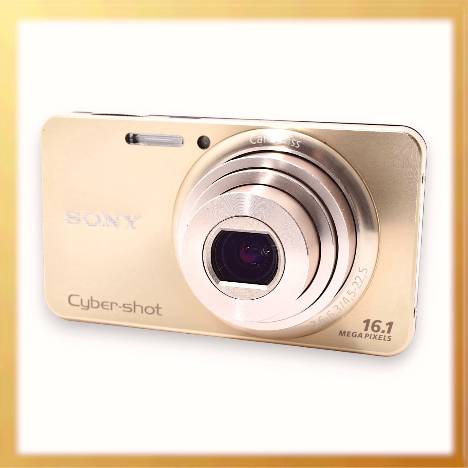 ｜ SONY Cyber-Shot DSC-W 570 1610万画素CCD 光学ｘ5 ゴールド サイバーショット GD Y 087