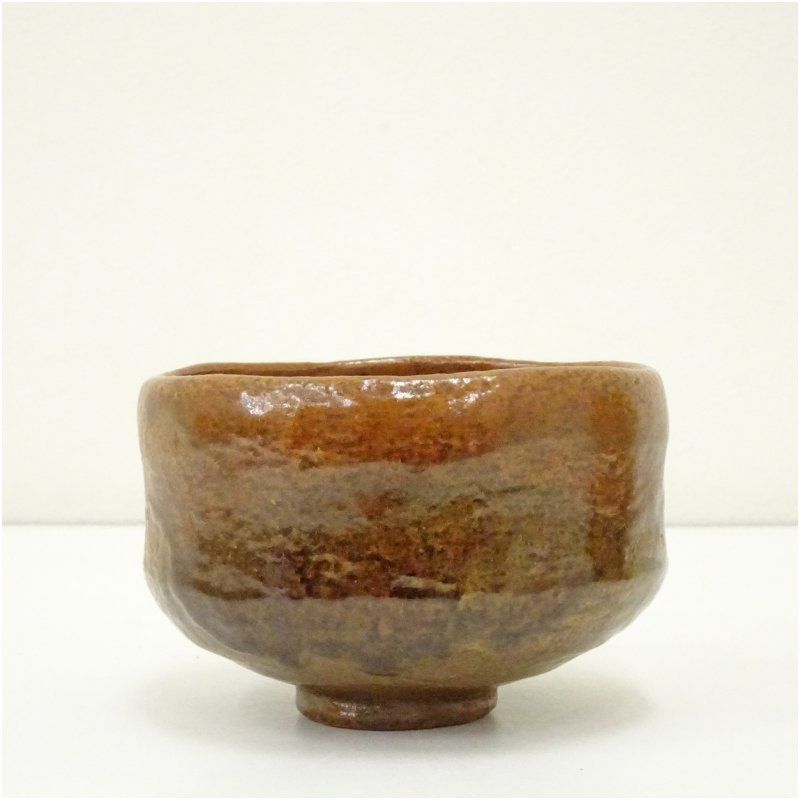 大樋焼 三代 大樋長阿弥（研仁）造 茶碗（共箱） 茶道 抹茶 おしゃれ