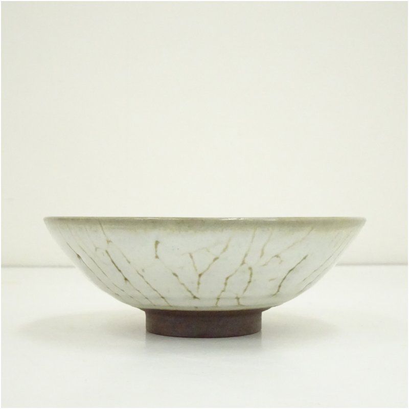 小岱焼 近重治太郎造 平茶碗（共箱） 茶道 抹茶 おしゃれ 抹茶茶碗