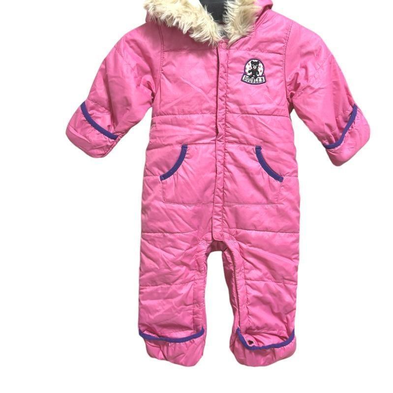 ミキハウス ダブルB ダブルビー ベビー用 スキーウェア 洗える フード付き 裏起毛 裏ボア 裏フリース ジャンプスーツ 中綿 雪遊び 女の子 撥水 防寒 防風 子供用 キッズ スノーウェア オールインワン つなぎ 冬 おしゃれ 暖かい