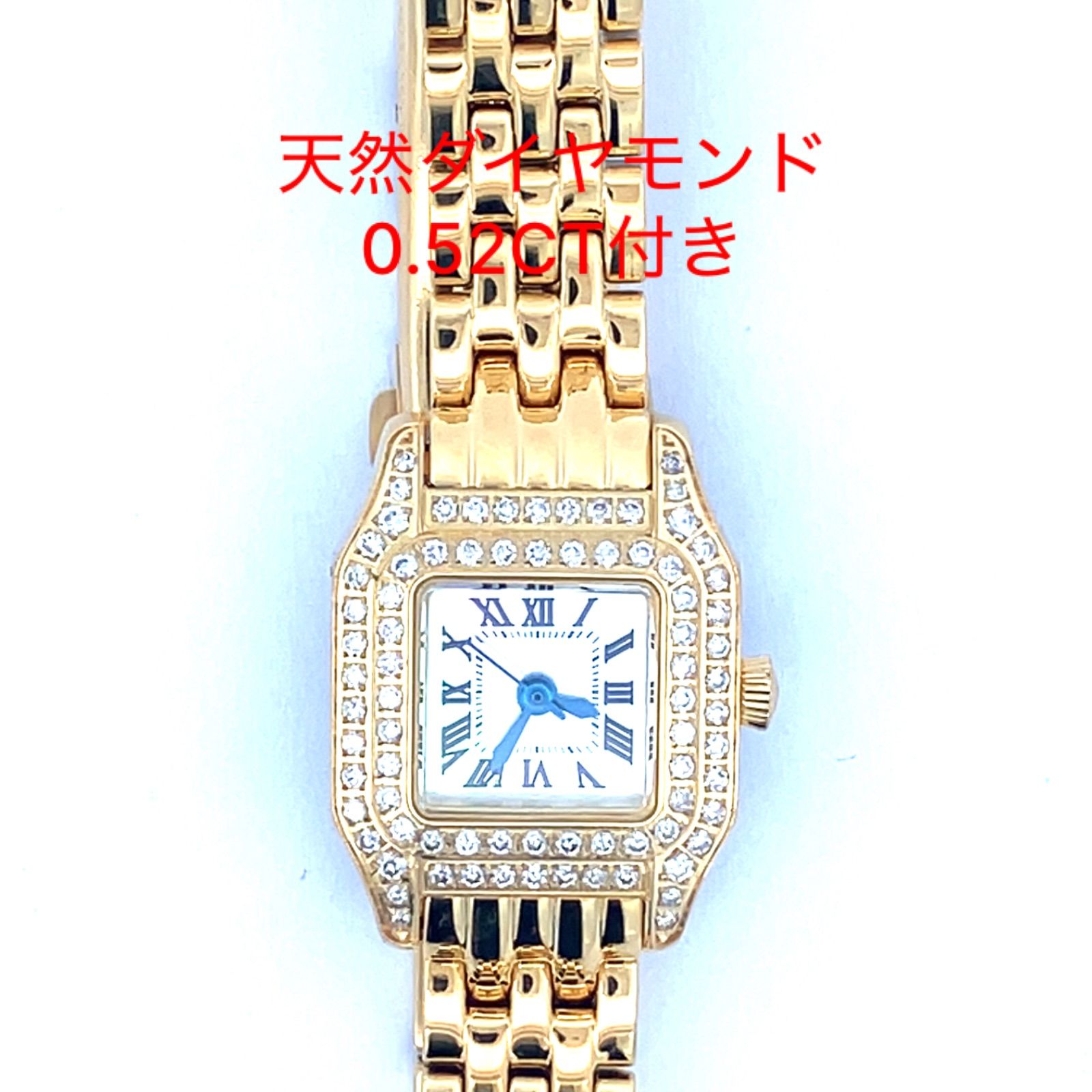 レディース時計 Lunage天然 ダイヤモンド付き - メルカリ