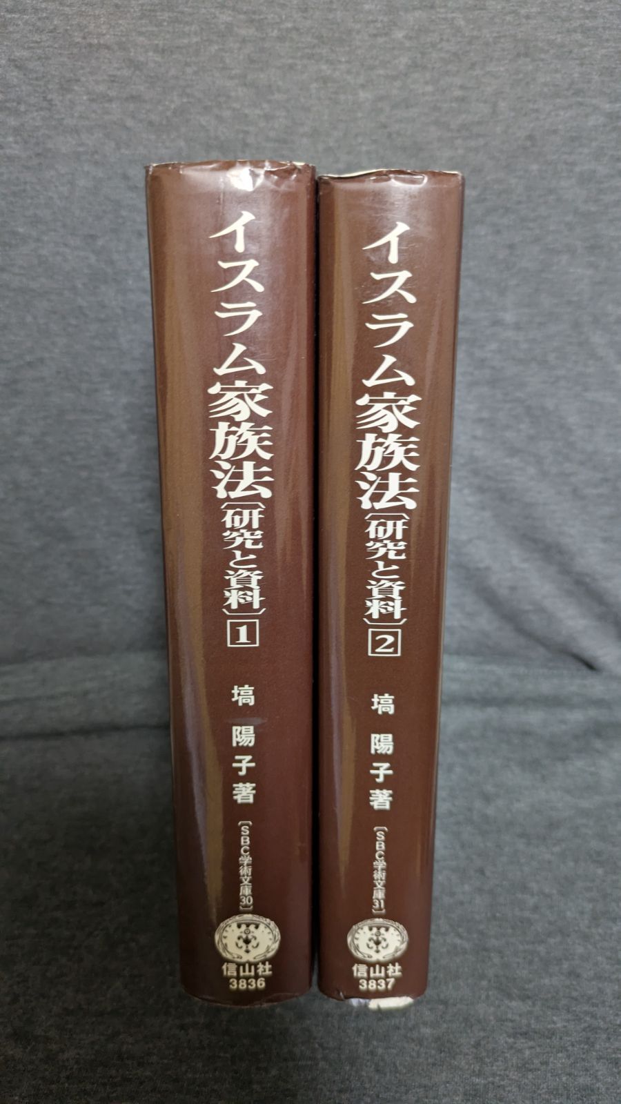 イスラム家族法 研究と資料 第1巻マグレブ諸国およびセネガル 第2巻エジプト レバノン トルコ 付イスラエル 塙陽子 信山社