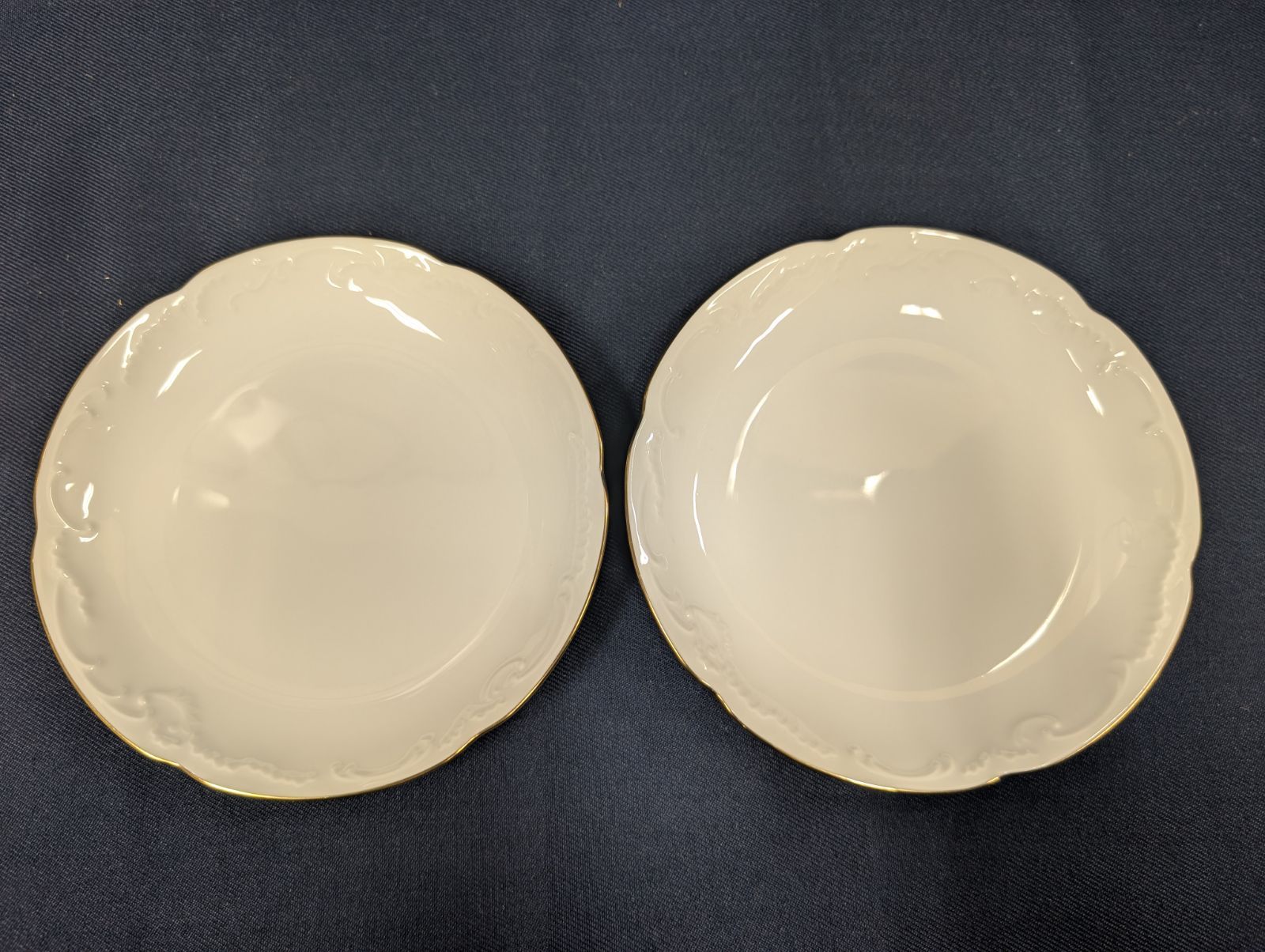大倉陶園 ゴールドライン 銘々皿10枚セット 定価22000円 - メルカリ