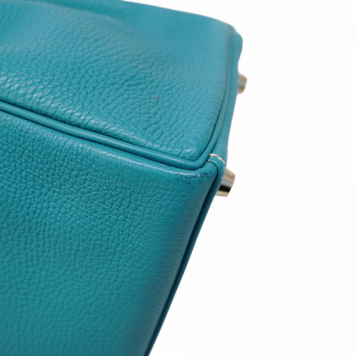 5pa1473-h】エルメス ハンドバッグ ケリー32 トゴ ブルージーン