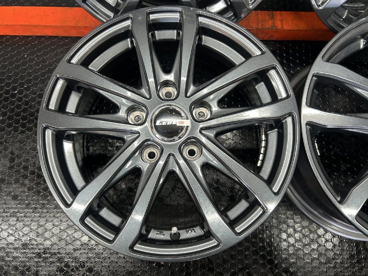 未走行 LEBEN オートバックス レーベン 15インチ 4本 3 53 ヴォクシー ノア エスクァイア等 SHG 026