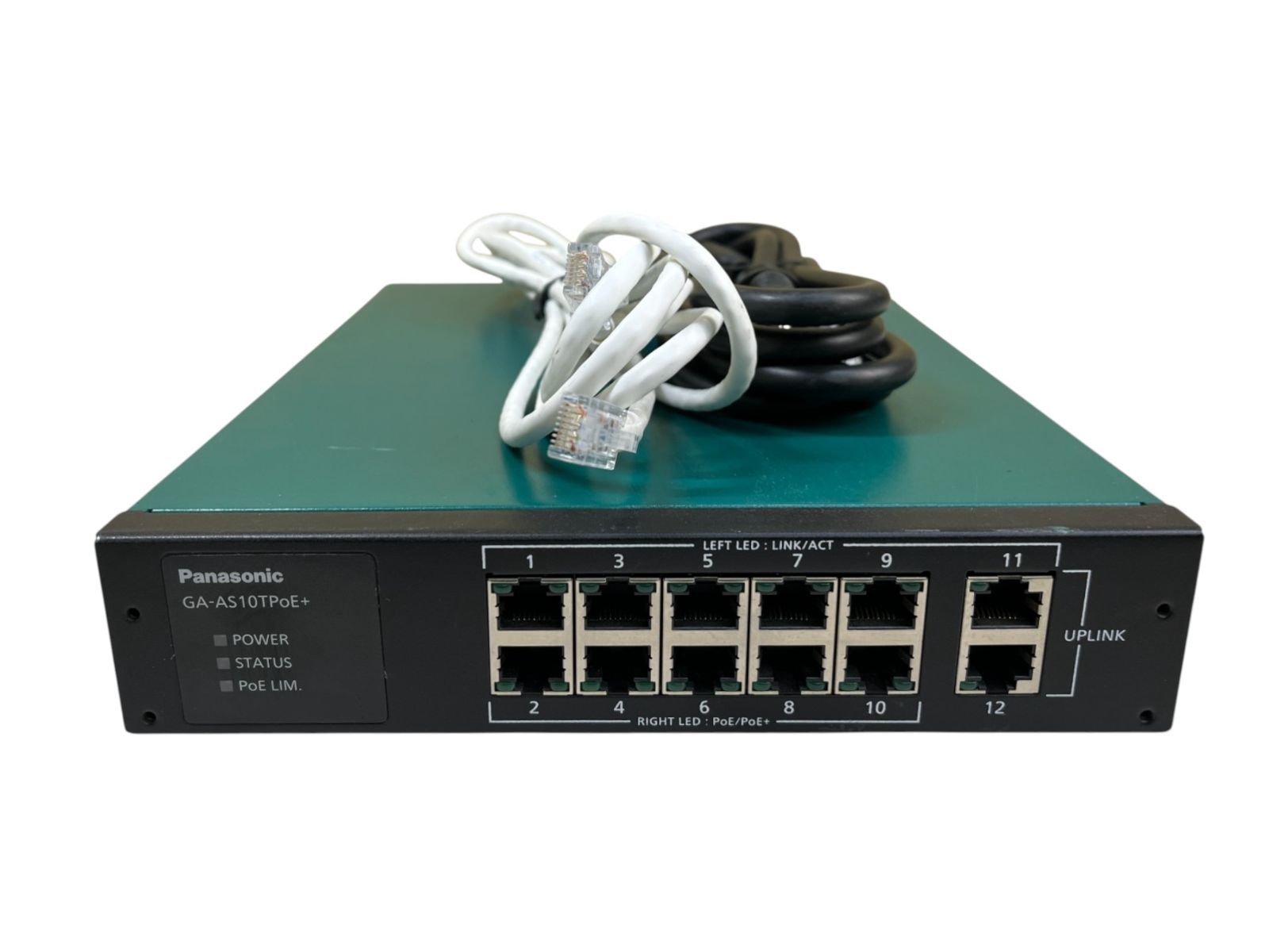 PC周辺機器 ☆ Panasonic GA-AS10TPoE+｜PoE対応 12ポート（10+UPLINK2）｜