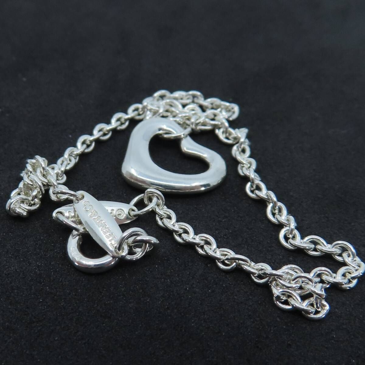 未使用 Tiffany&Co. ティファニー オープンハート シルバー
