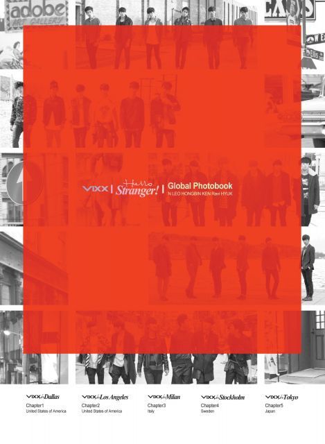 Vixx 1 st Global Photobook - Hello Stranger! フォトブック DVD 韓国盤