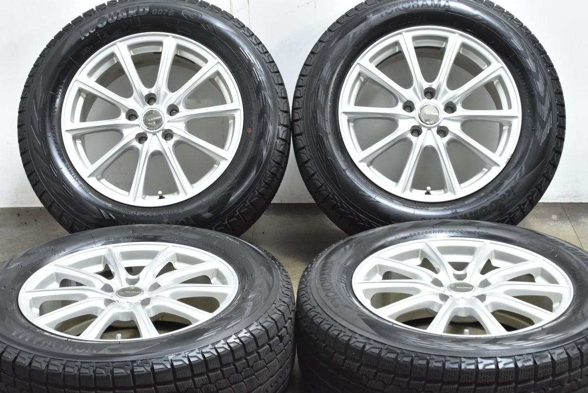 バリ溝 エコフォルム 17 in 7 J 45 PCD 114 3 アイスガードG 075 225 65 R レクサスNX ハリアー エクストレイル レガシィアウトバック