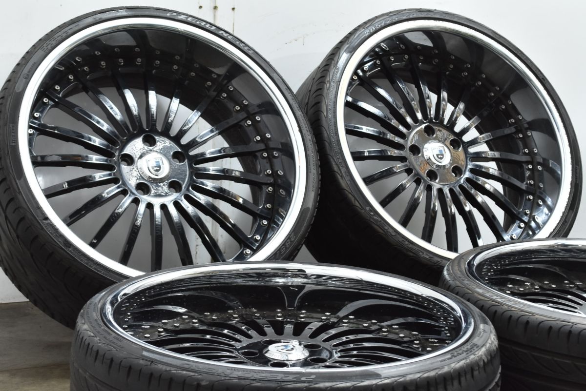 大口径 超深リム ASANTI AF 122 22 in 9 J 5 10 PCD 120 ピレリ 245 30 R 285 25 レクサス LS LC BMW 5シリーズ カスタムサイズ