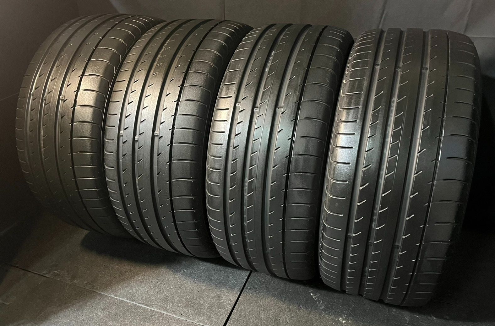 製 約8〜8 6分山 ヨコハマ アドバン ADVAN Sport V 105 275 45 R 18 4本 h_839