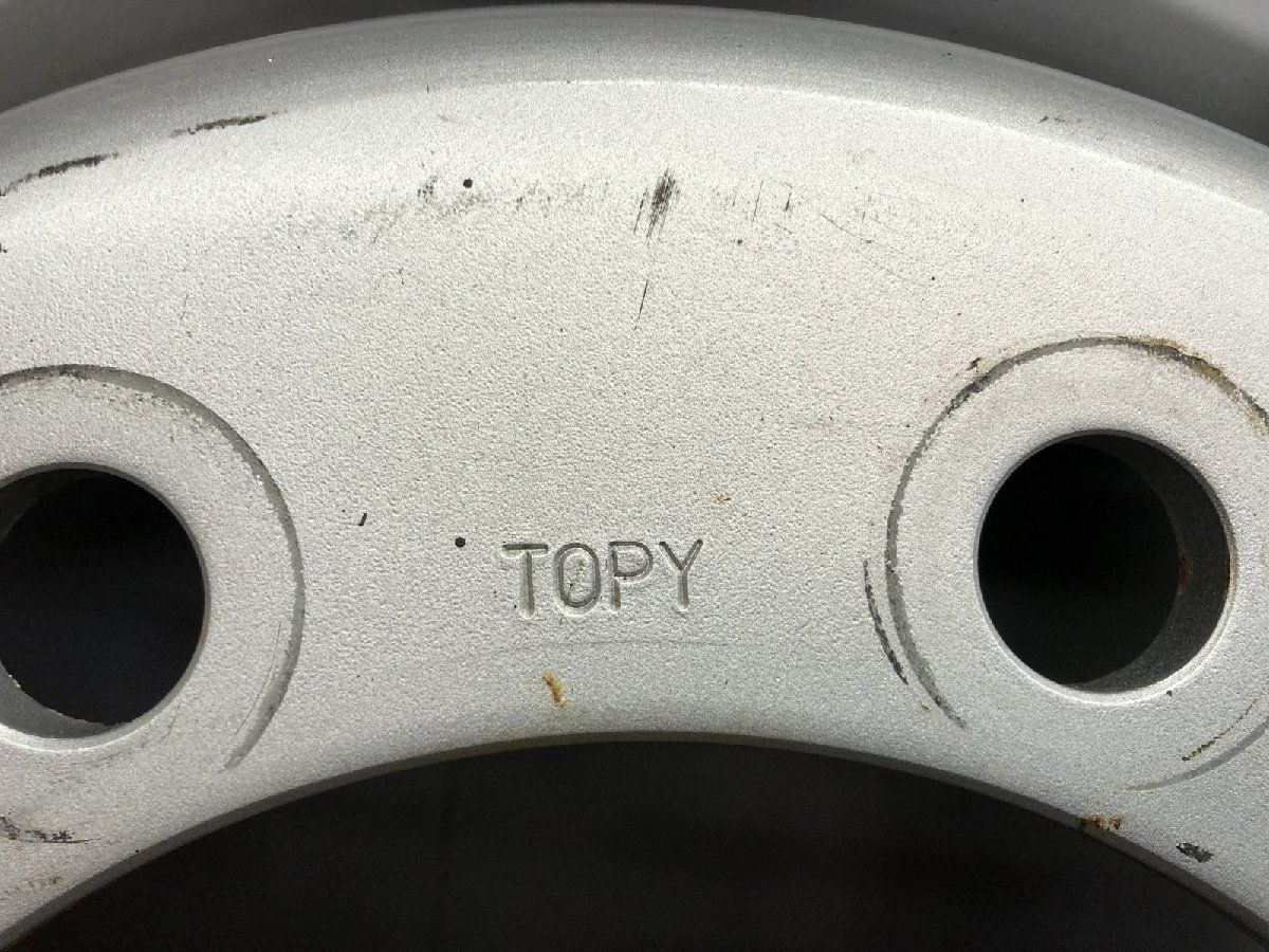  YK 905 W 245 70 R 19 5 136 134 J スタッドレス 2本 TOPY製 トラックホイール 5インチ 6 147 23年製 バリ溝 iso STT 047 その他 タイヤ ホイール