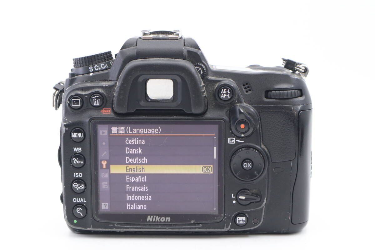 カメラ シャッター数 13,343回 Nikon D7000 ニコン デジタル一眼 ブラック (f11946)