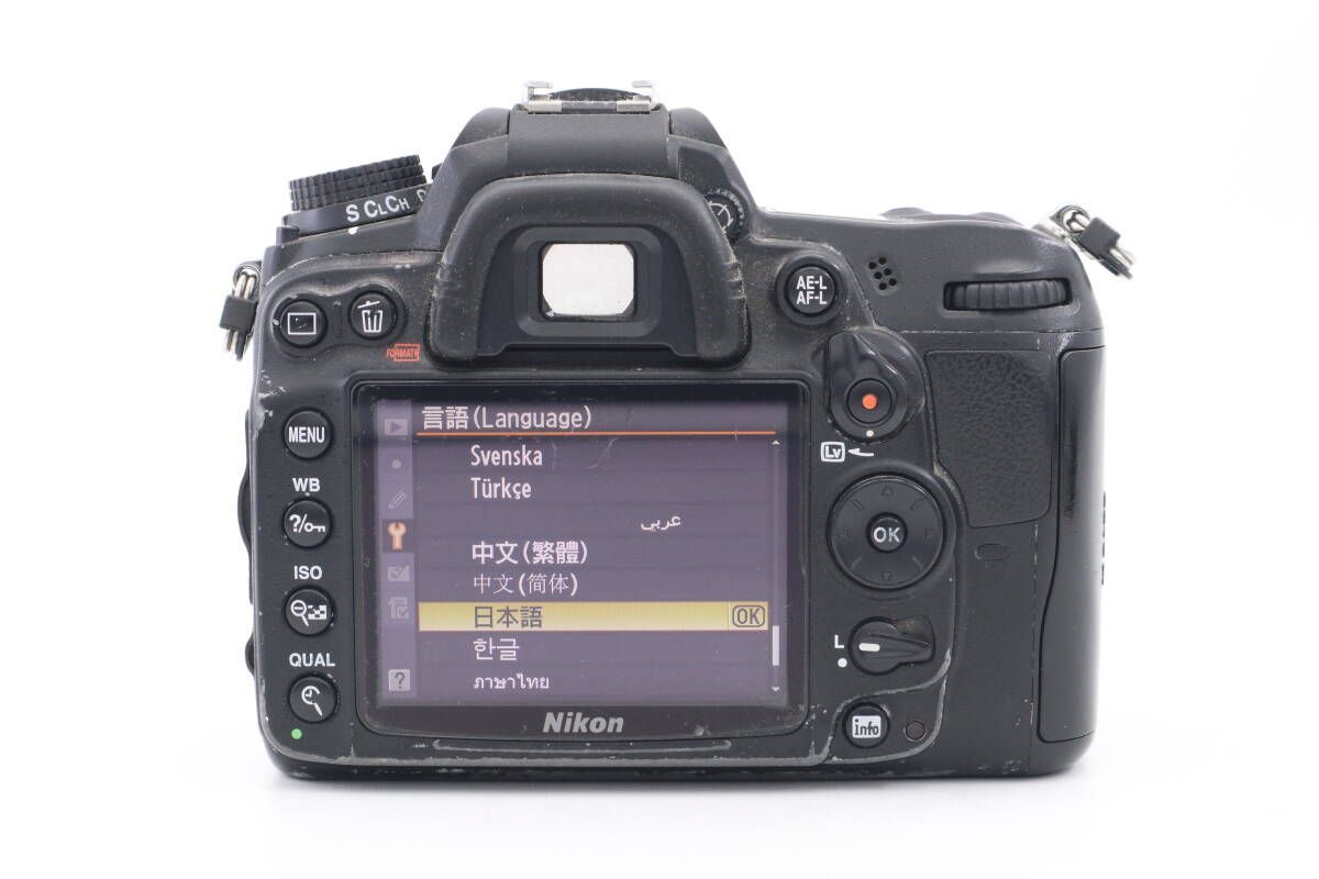 カメラ シャッター数 13,343回 Nikon D7000 ニコン デジタル一眼 ブラック (f11946)