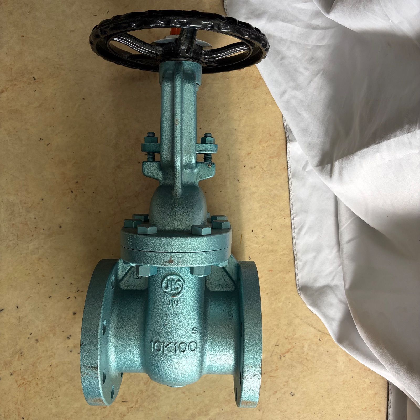 バルブ TOYO 10 K 100 J FSRFフランジ 東洋バルヴ 鋳鉄F形 ハンドル式 用 配管 部材 水道 空調 ライン 産業機器 パーツ トヨーバルブ バルブ本体 配管資材 メンテナンス用 予備部品