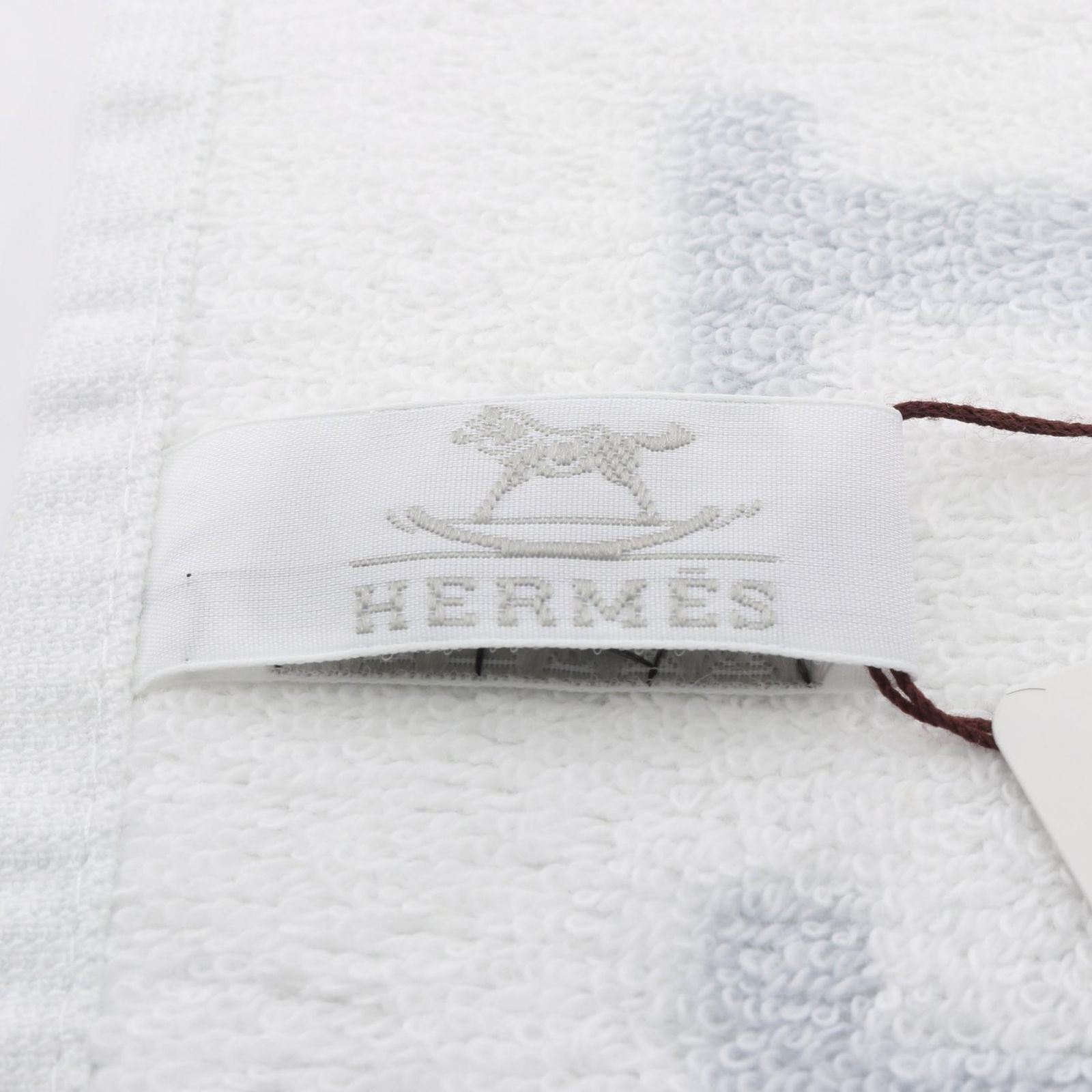 HERMES エルメス カレタオル アヴァロン ブルーグラシエ タオル