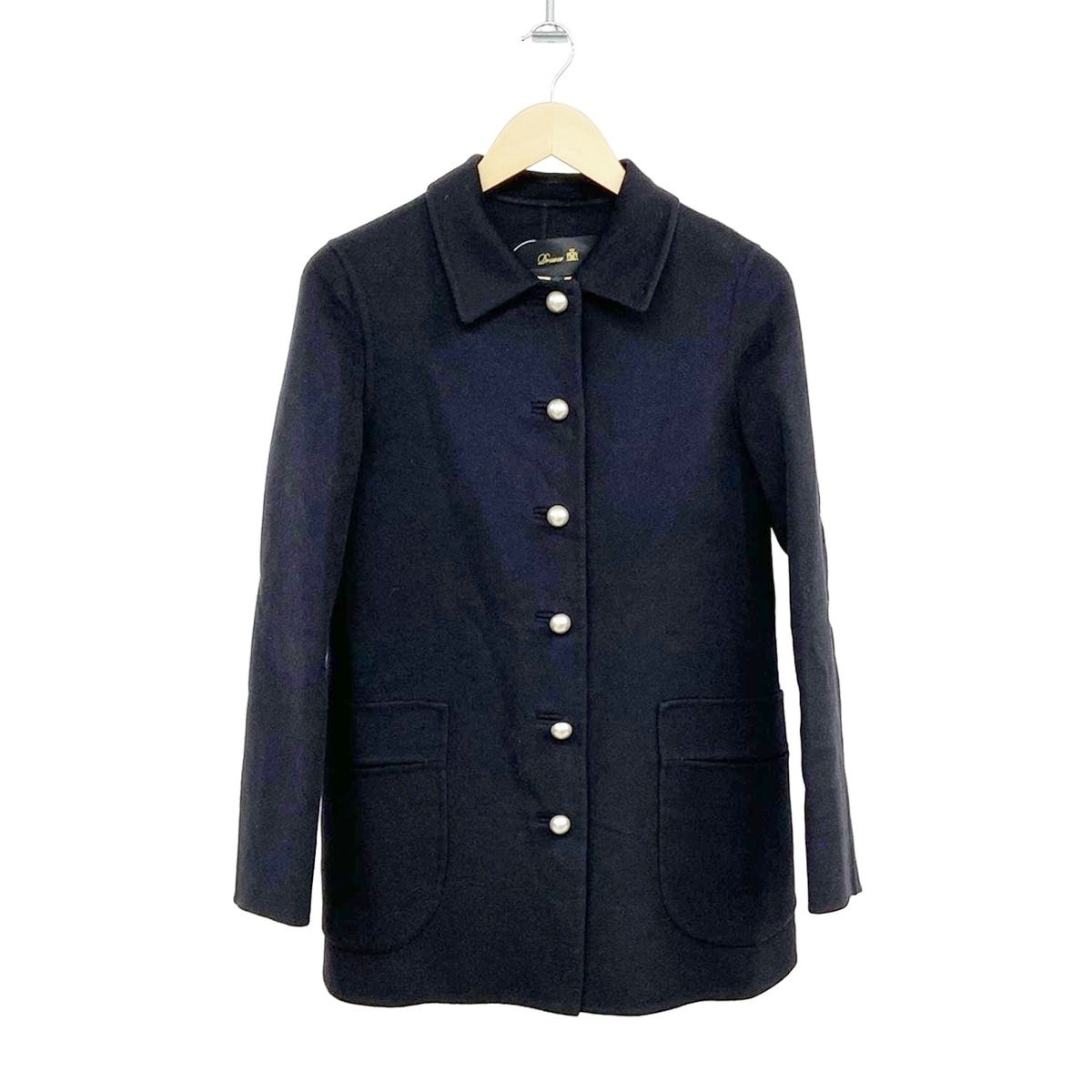 Drawer ドゥロワー コート サイズ40 M レディース - 黒 長袖 春 秋