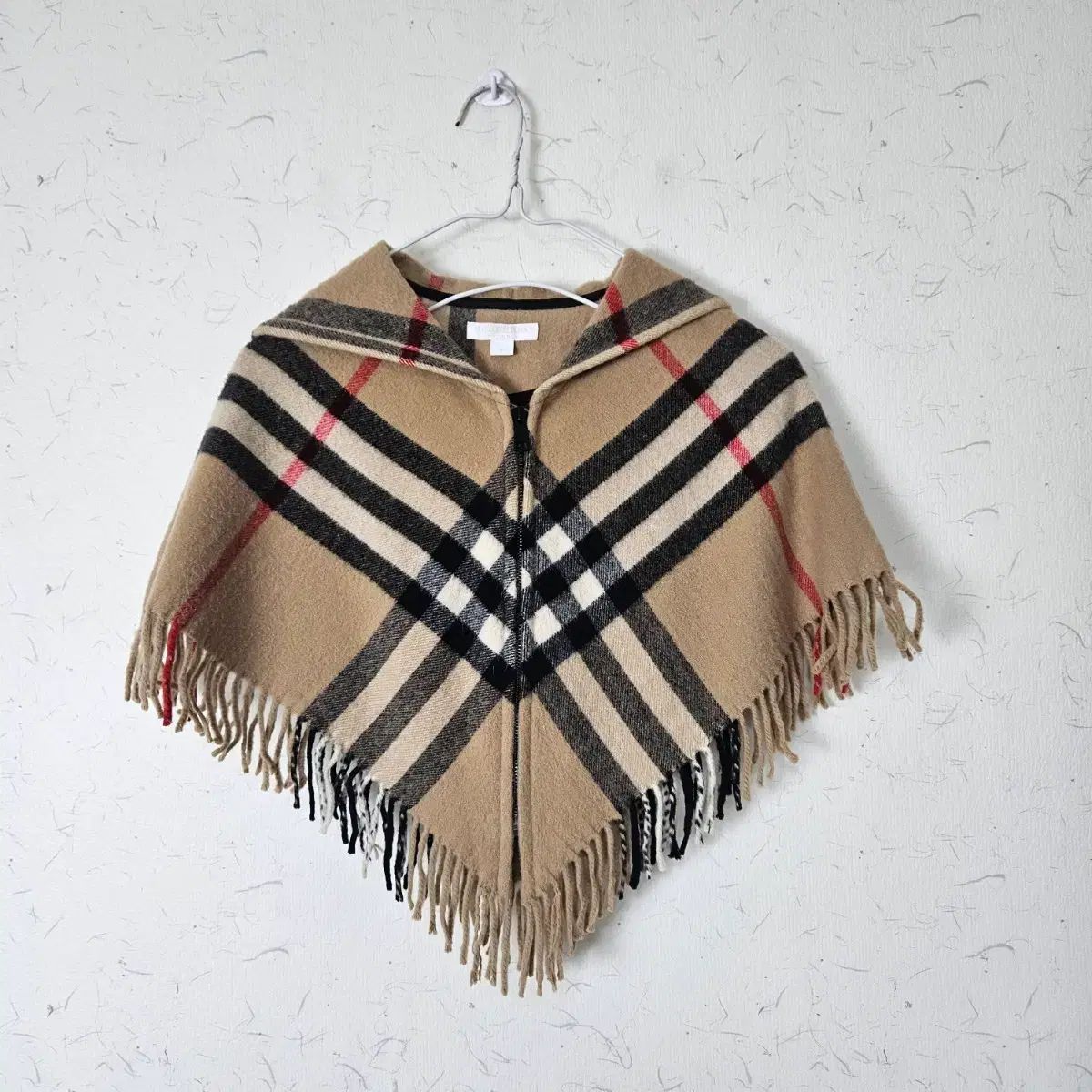 バーバリーキッズ フード ポンチョ 3-6 y