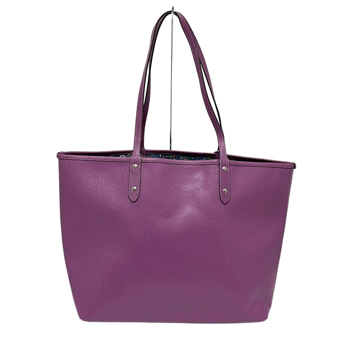 COACH リバーシブルトートバッグ ストロベリー チェリー ポーチ付き