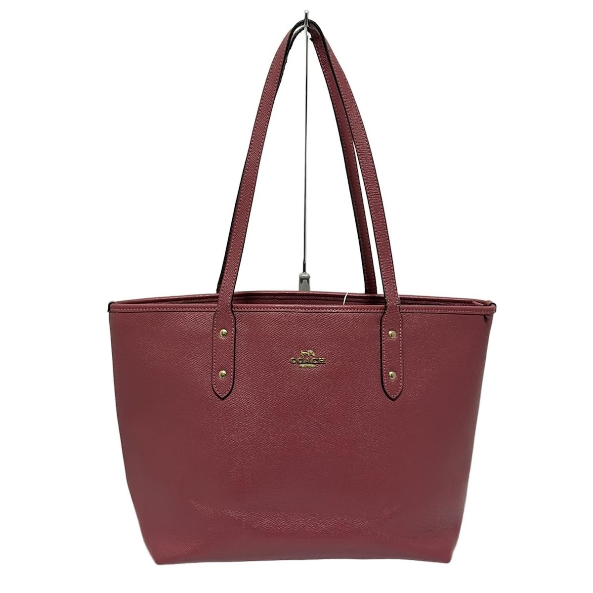 COACH ブラウン ピンク トートバッグ COACH コーチ トートバッグ 