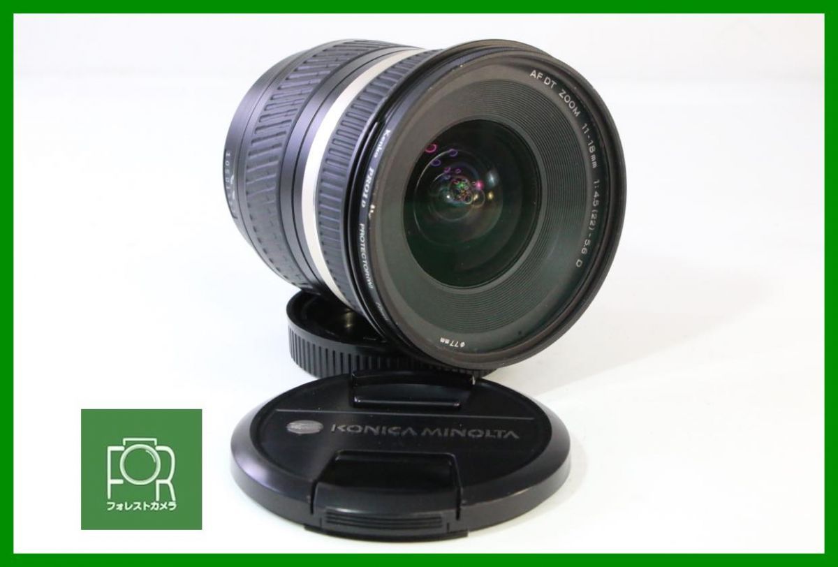 動作保証・点検済】良品□KONICA MINOLTA AF DT ZOOM 11-18mm F4.5(22
