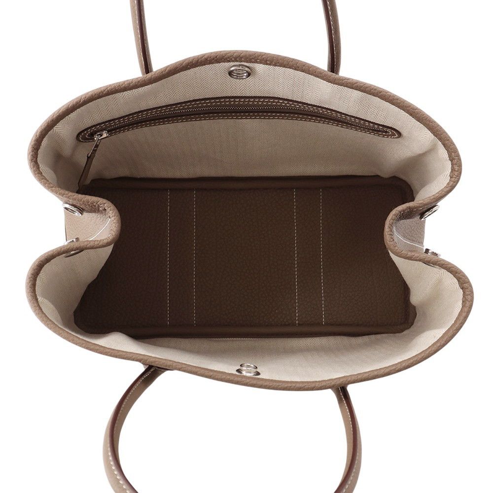 エルメス トートバッグ ガーデンパーティTPM エトゥープ/シルバー金具